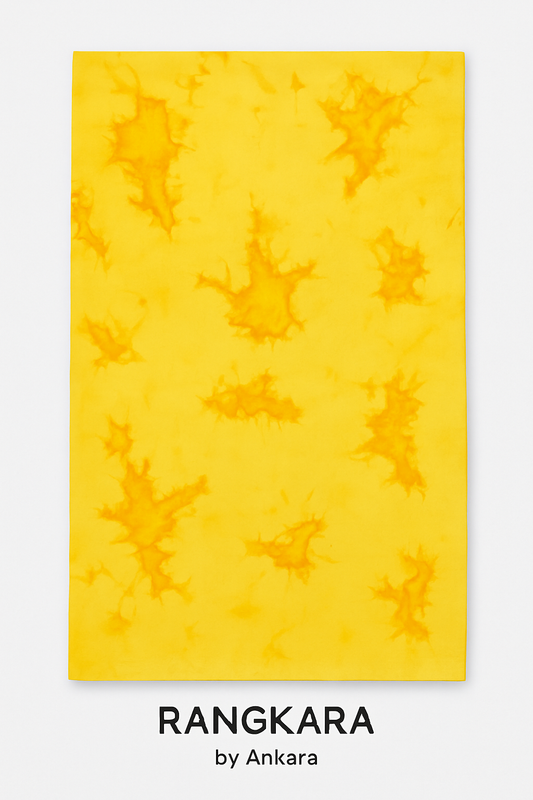 Cotton Tie-Dye Bandhej Nighty Fabric – Pigment Colours | 320 GSM | 5 Shades | RANGKARA by Ankara