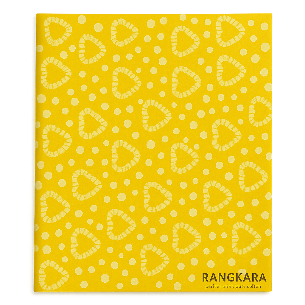 SunnyHearts Wax Batik Nighty Fabric – 3 Meter Pure Cotton | Rangkara by Ankara