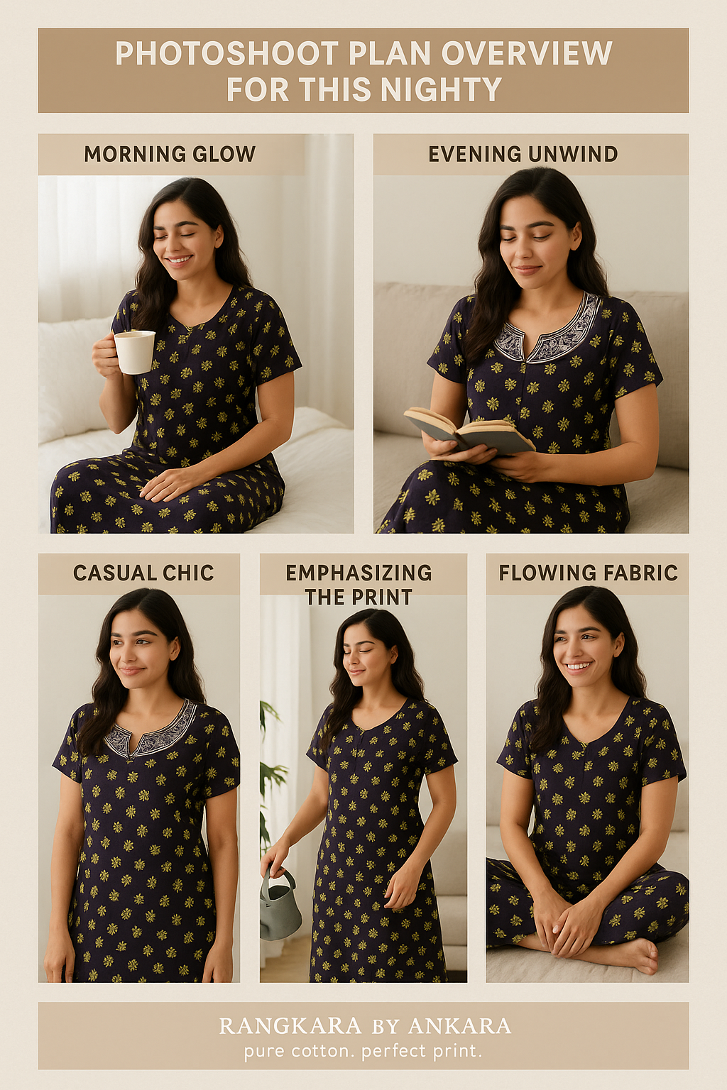 Cotton Nighties by Rangkara