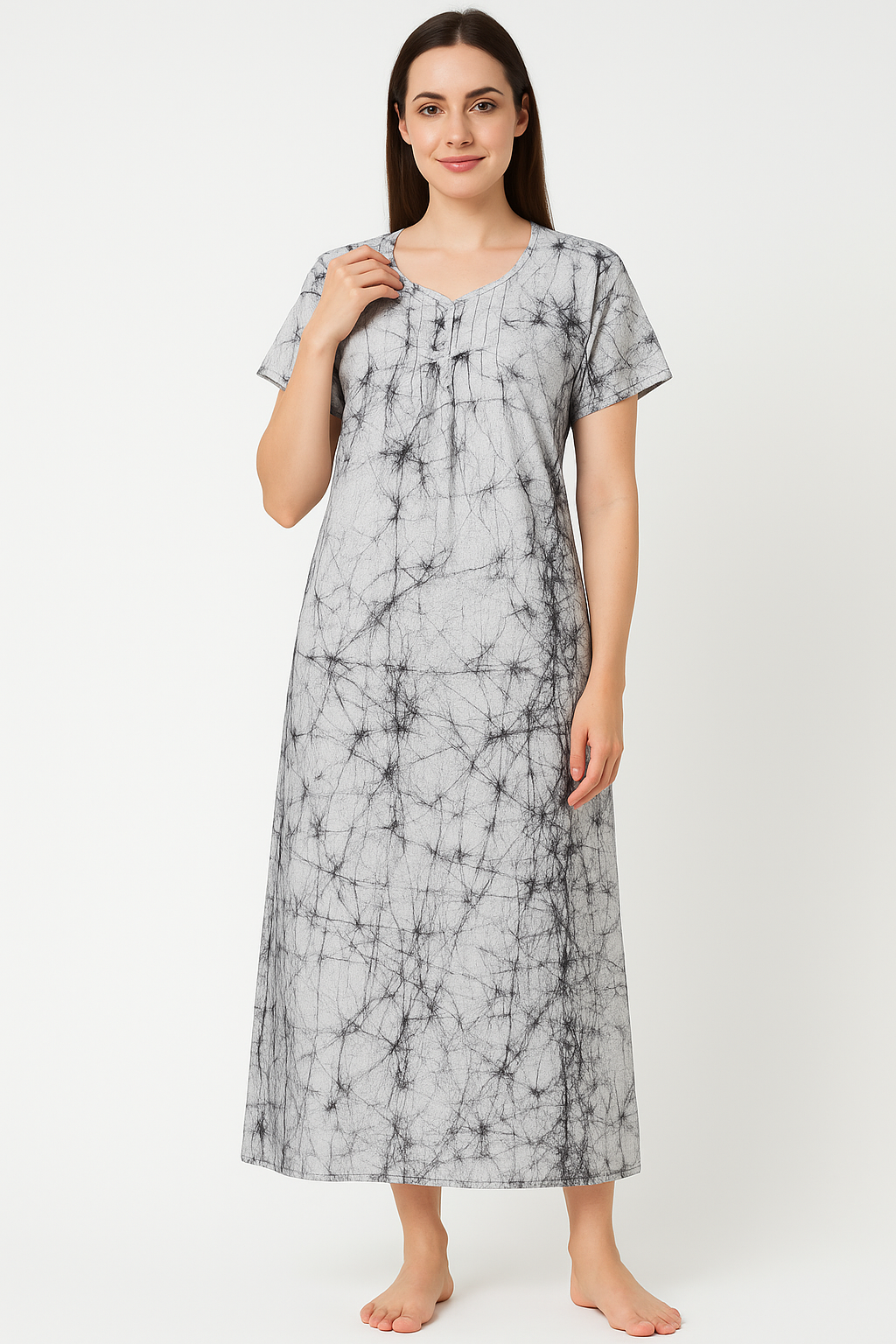 Cotton Wax Batik Crush Nighty Fabric – 3 Meter | Pure Cotton by Rangkara