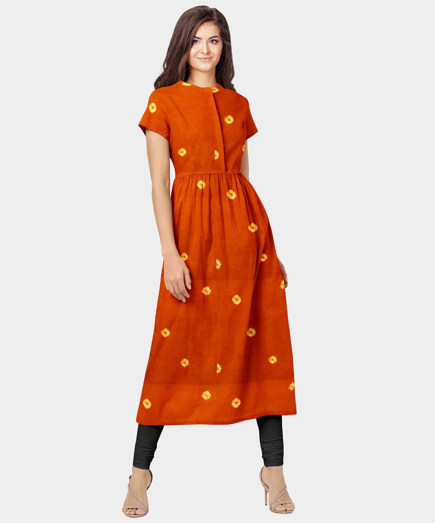 Plain Bandhej Cotton Nighty Fabric - Auto Loom, Heavy 310 GSM, Shining Colors