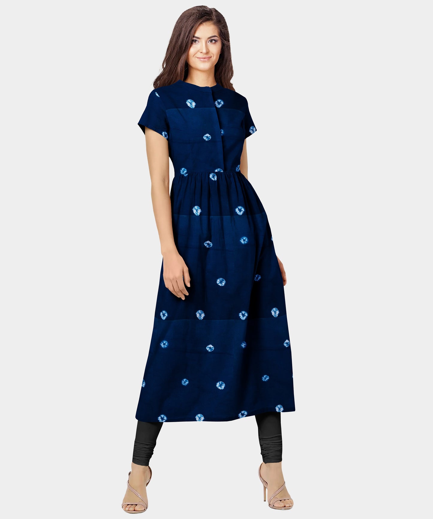 Plain Bandhej Cotton Nighty Fabric - Auto Loom, Heavy 310 GSM, Shining Colors