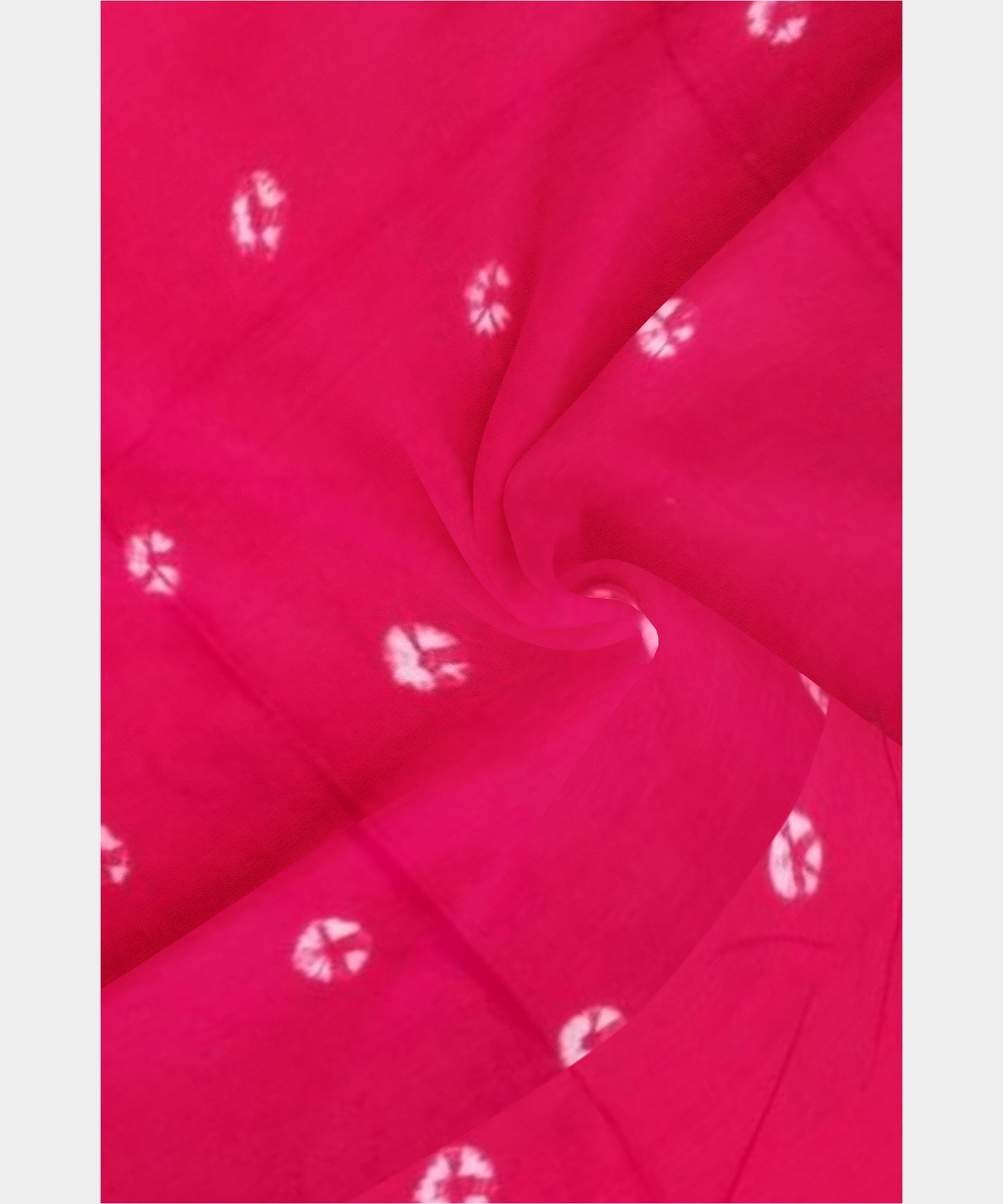 Plain Bandhej Cotton Nighty Fabric - Auto Loom, Heavy 310 GSM, Shining Colors
