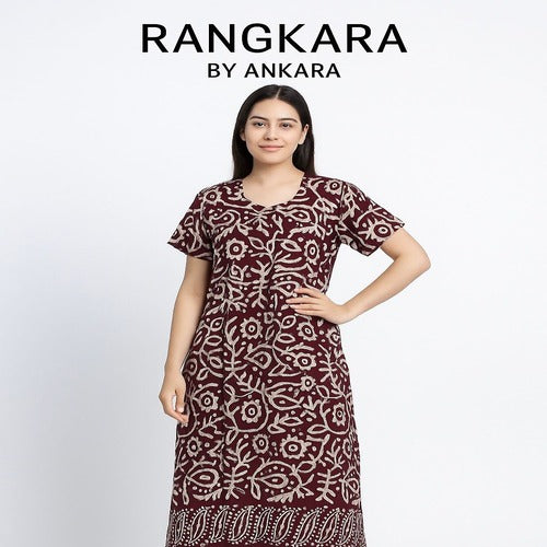 soft-merun-cotton-nighty-fabric-traditional-batik-print-2-90-mtr-rangkara-by-ankara